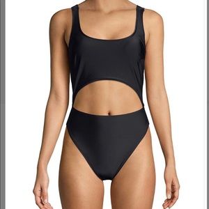 One piece cut out swimsuit